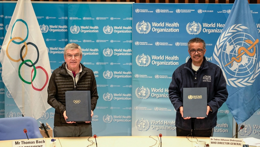 International Olymic Committee (IOC) and World Health Organization (WHO) Strengthen Ties to Advocate Healthy Lifestyles