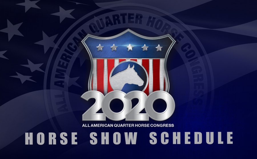 2020 All American Quarter Horse Congress Horse Show Schedule Released