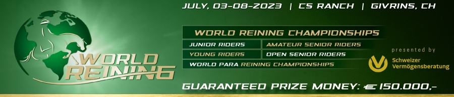 World Reining Brings Back International Reining Competition to CS Ranch Offering €150.000 Guaranteed Prize Money