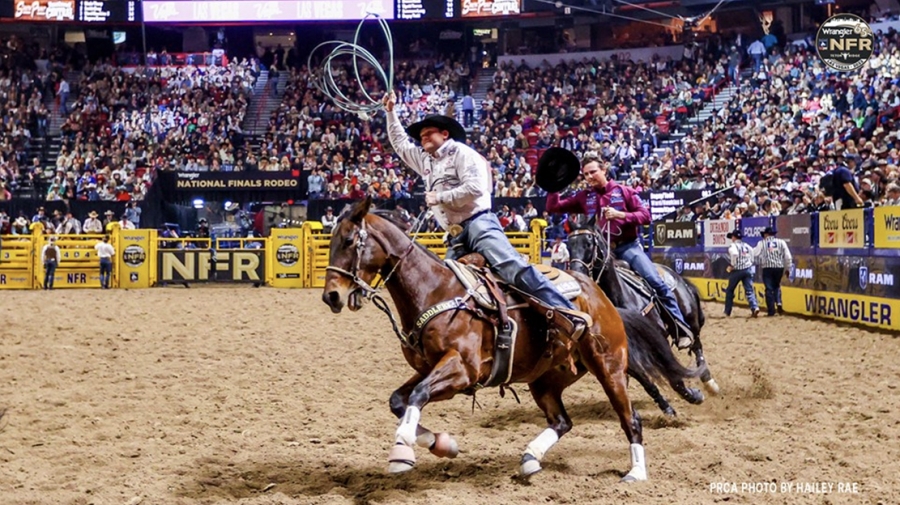 Team Ropers Tyler Wade/Wesley Thorp Make World-Record Tying Run To Win Round 8