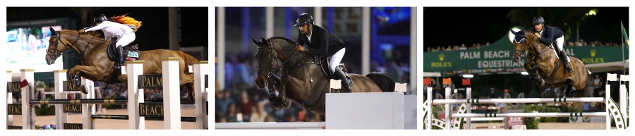 Danielle Goldstein and Lizziemary - Nayel Nassar and Lucifer V. - Alex Granato and Carlchen W. Photo by © Sportfot