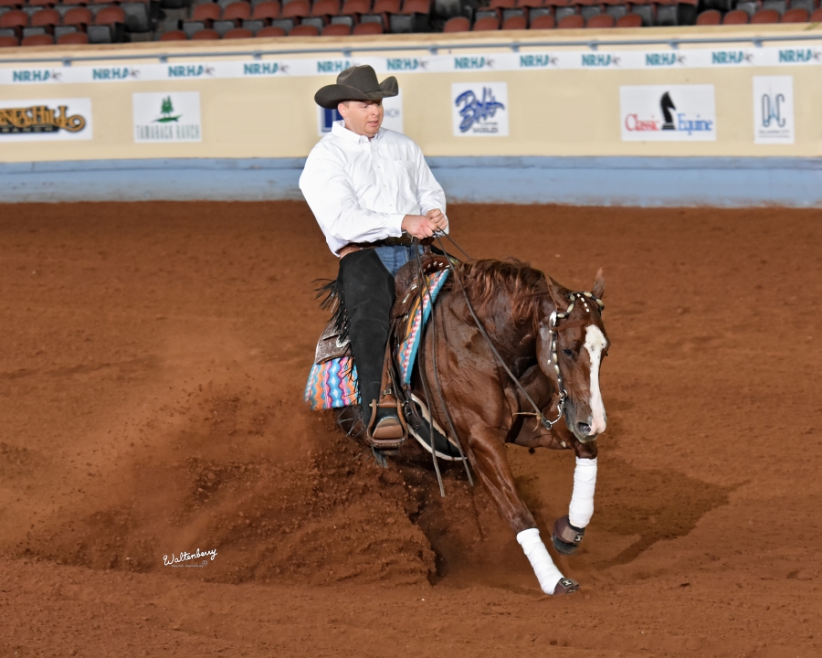 Jesse Asmussen & Ruf Style Of Play  Photo ©NRHA/Waltenberry