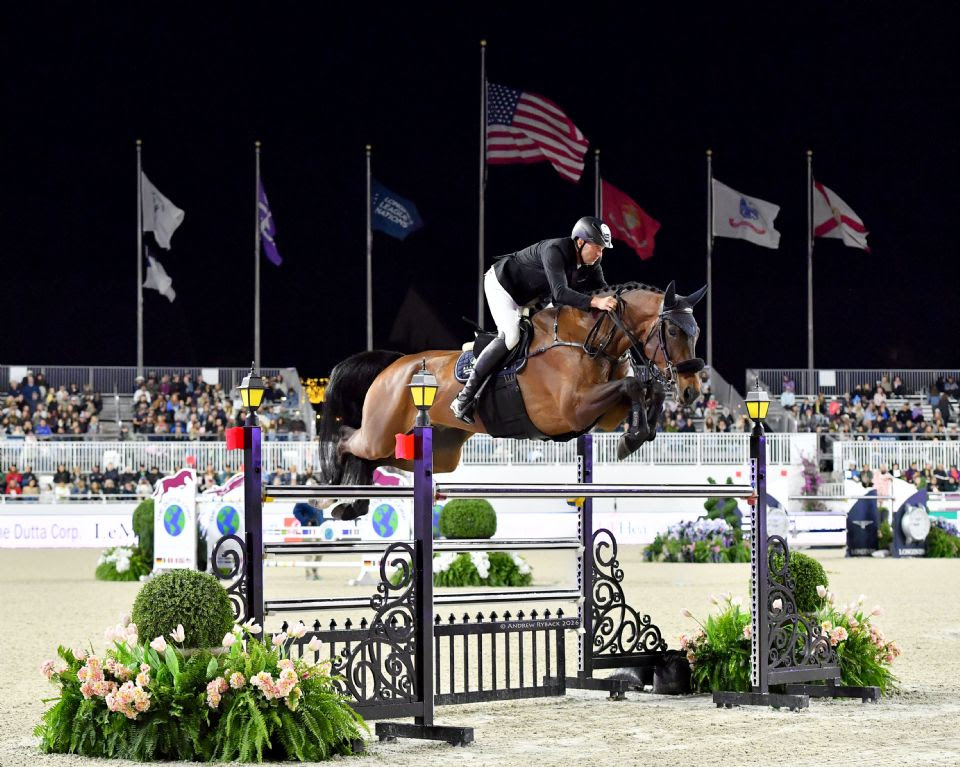 Andre Thieme Soars In the $350,000 J.P. Morgan Grand Prix CSIO5*-LLN at Longines League of Nations™ Ocala
