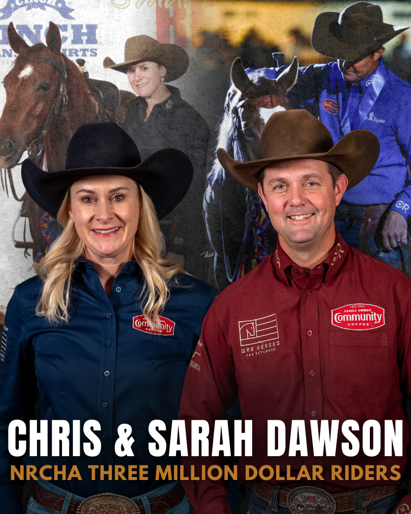 Chris and Sarah Dawson: NRCHA $3 Million Riders